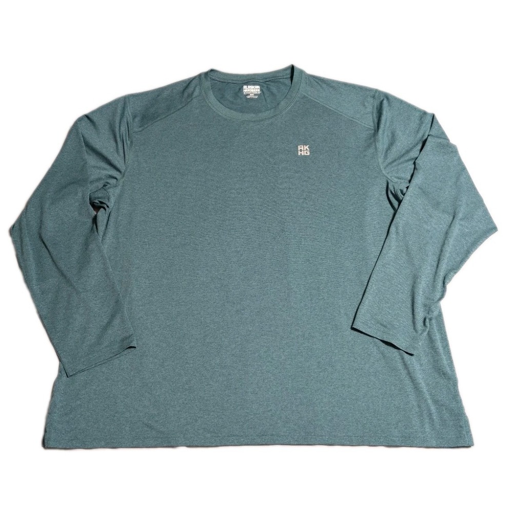 Duluth Alaskan Hardgear Tun-Dry Shirt Mens 2XL Teal Long Sleeve Performance